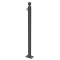 Ornamental bollard | Series 466B | � 60 mm | stationary, to be fixed by plugswith base plate 100 x 150 mm | without lock | with 1 eyelet